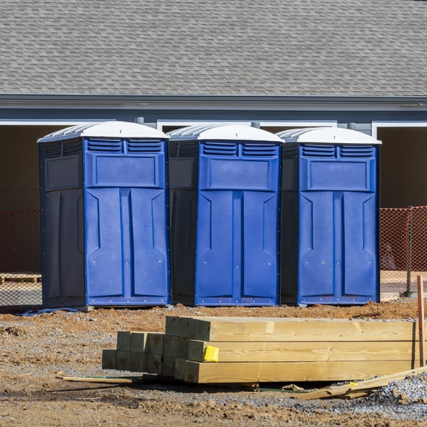 are there any restrictions on where i can place the portable restrooms during my rental period in Brighton IL